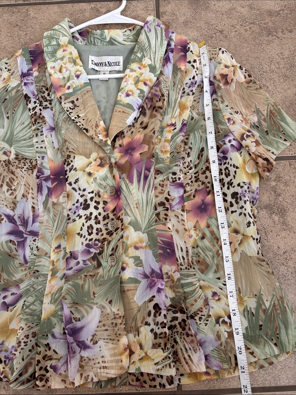 Danny & Nicole Safari Lili Print Dress Cover - Picture 4 of 6